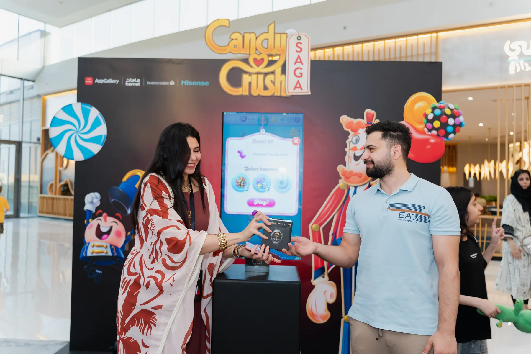 تجربة Candy Crush وجوائز الزوار